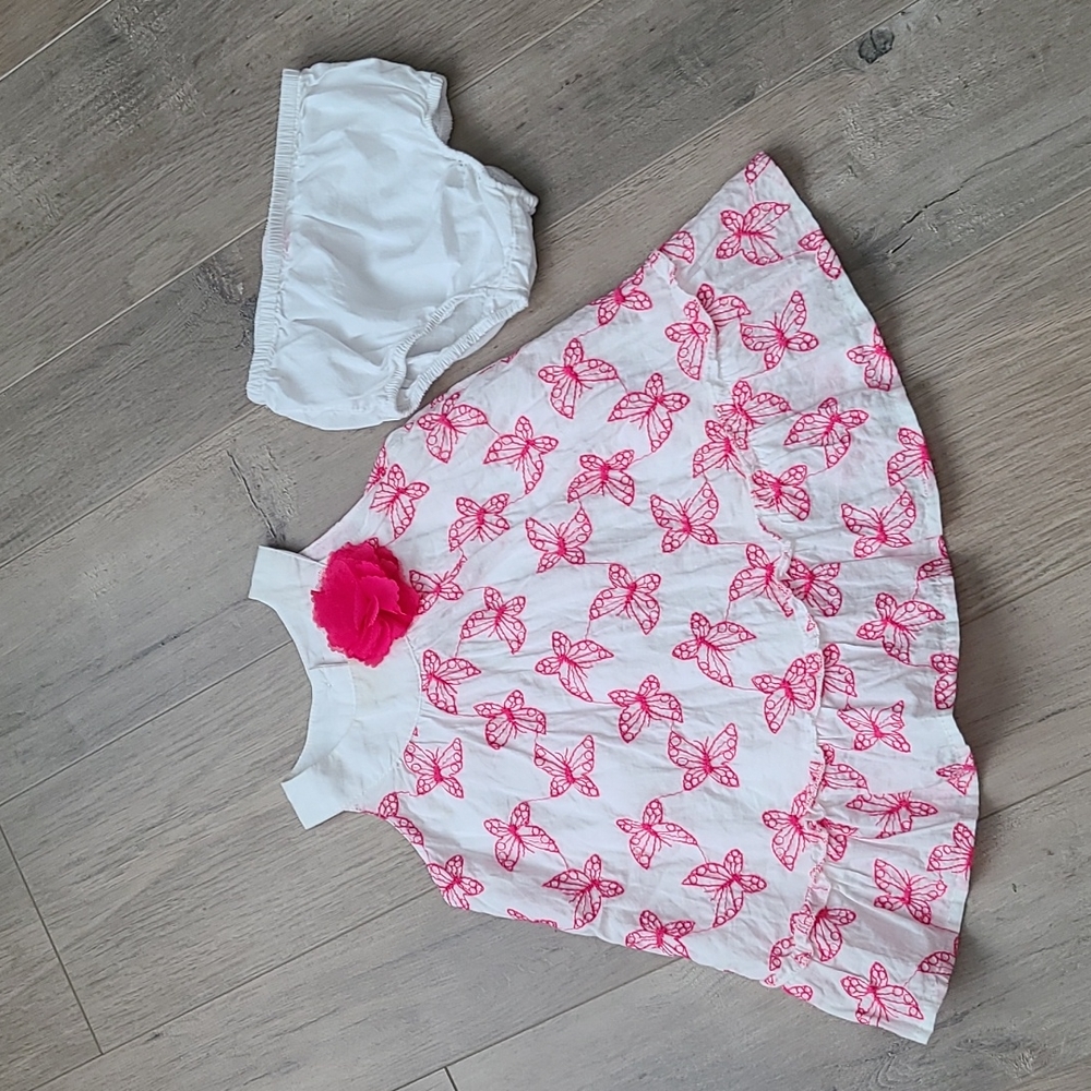 6-9mo butterfly dress